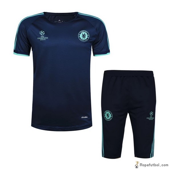 Camiseta Entrenamiento Chelsea Conjunto Completo 2016/17 Azul Marino